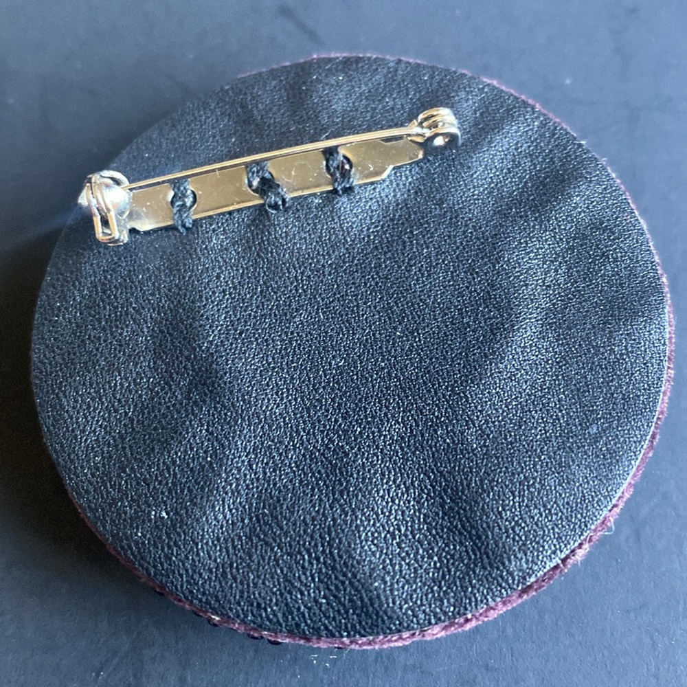 Purple Beaded Circular Accessory - Picture 3 of 5